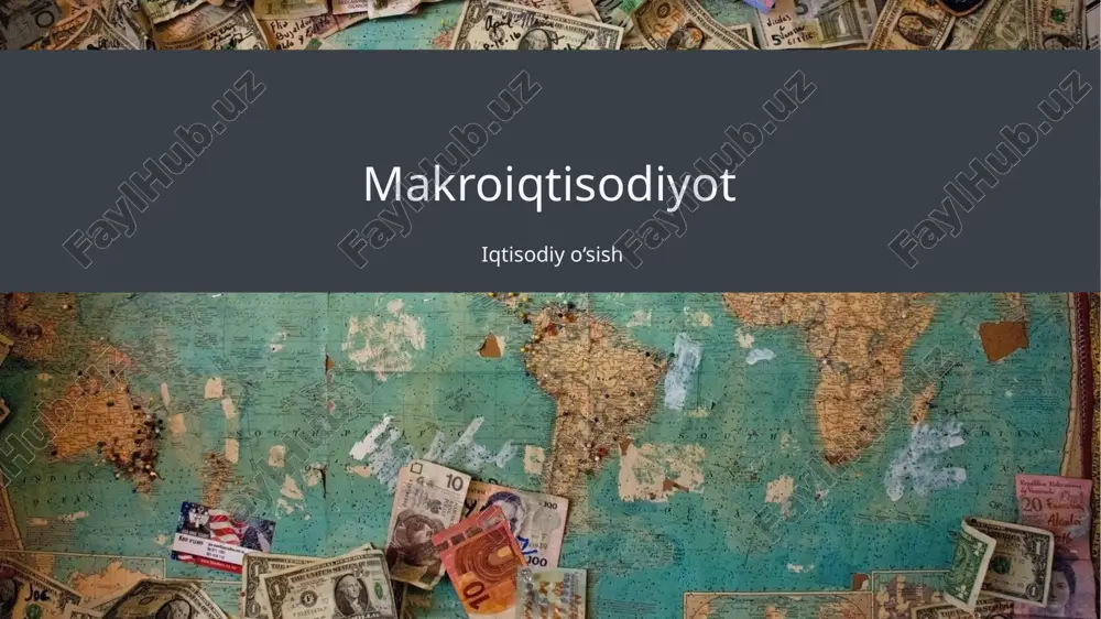 makroiqtisodiyot — PPTX