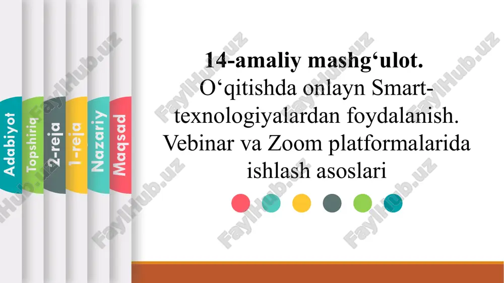 smart-texnologiyalardan foydalanish — PPTX