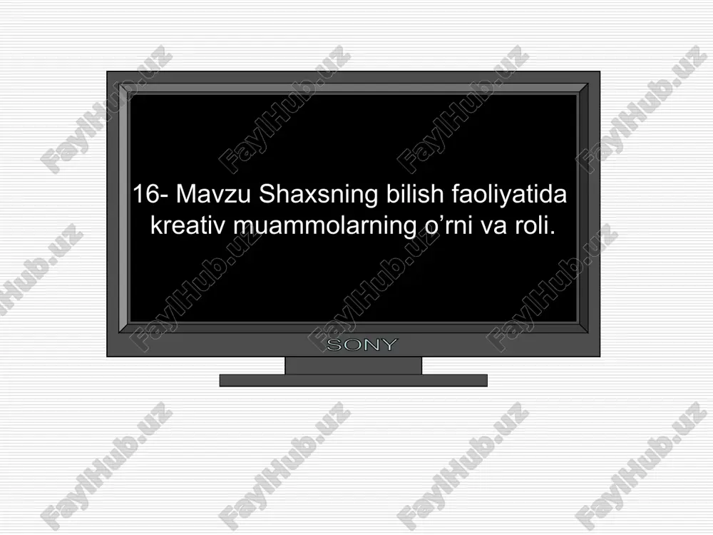 tafakkur va uning mohiyati — PPT