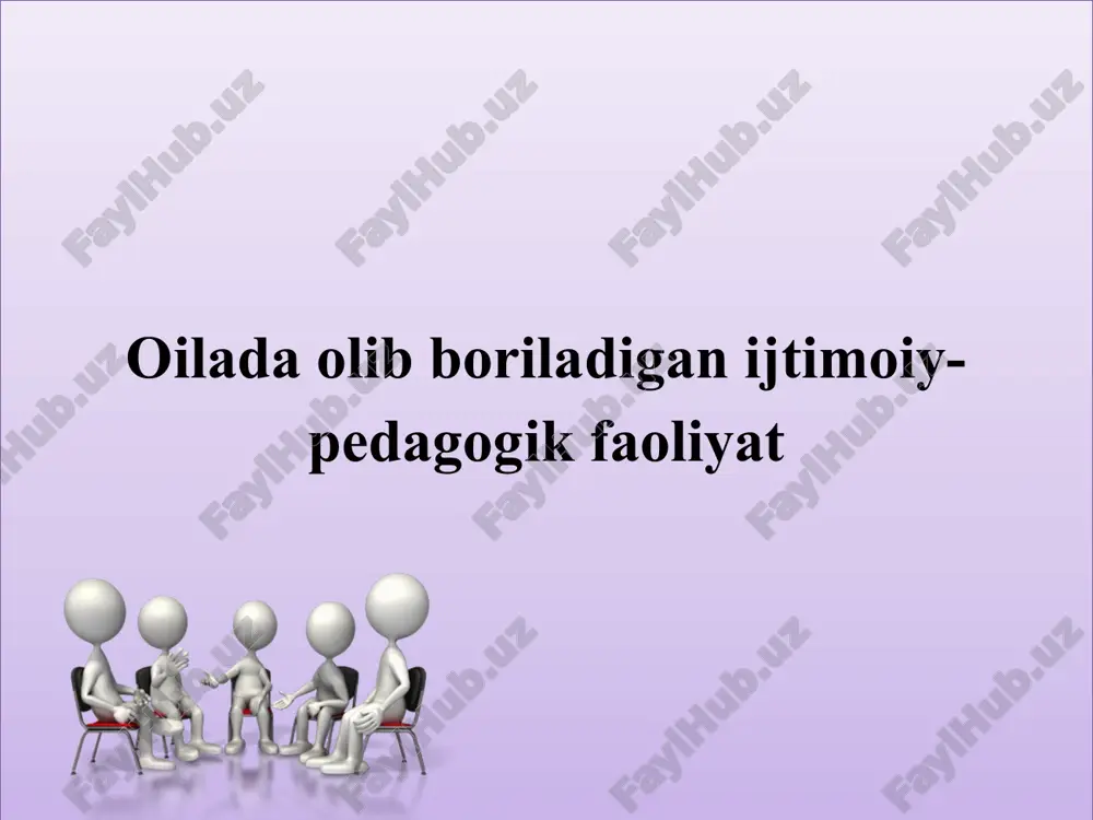 ijtimoiy-pedagogik faoliyat — PPTX