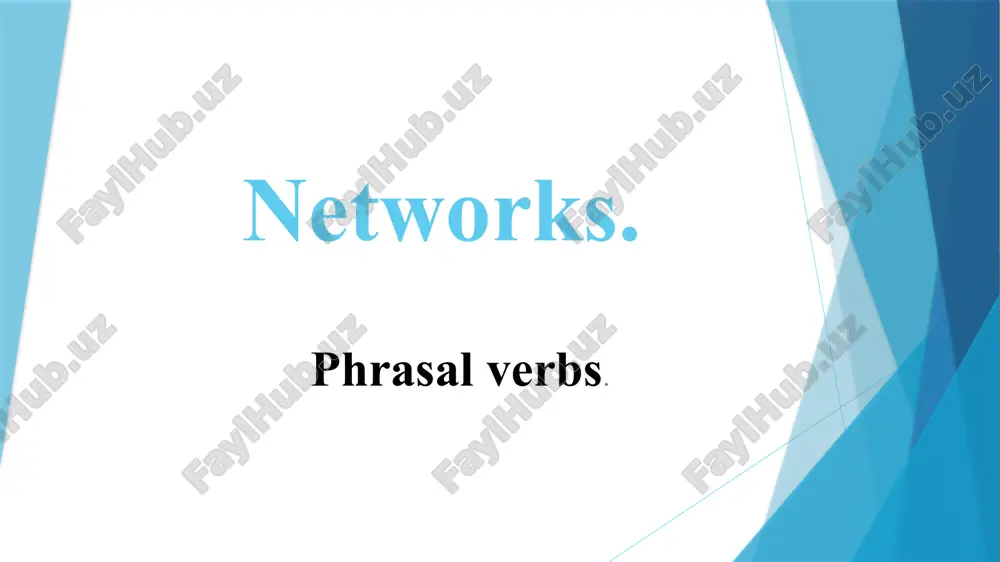 networks — PPTX