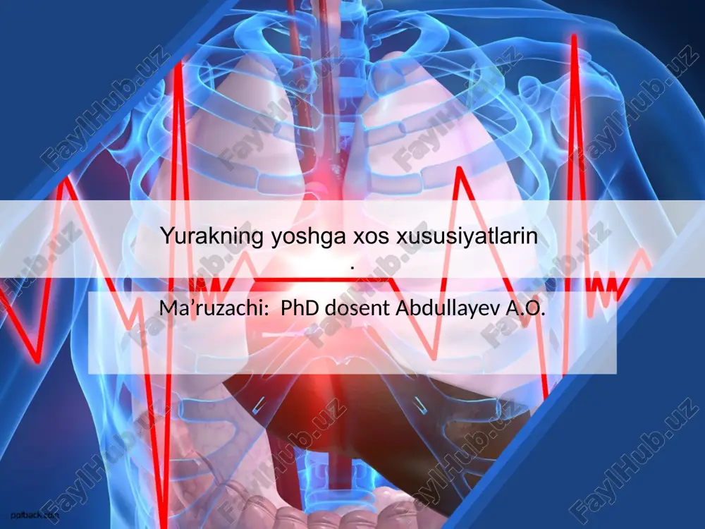 yurakning yoshg'axsosxususiyatlarin — PPTX
