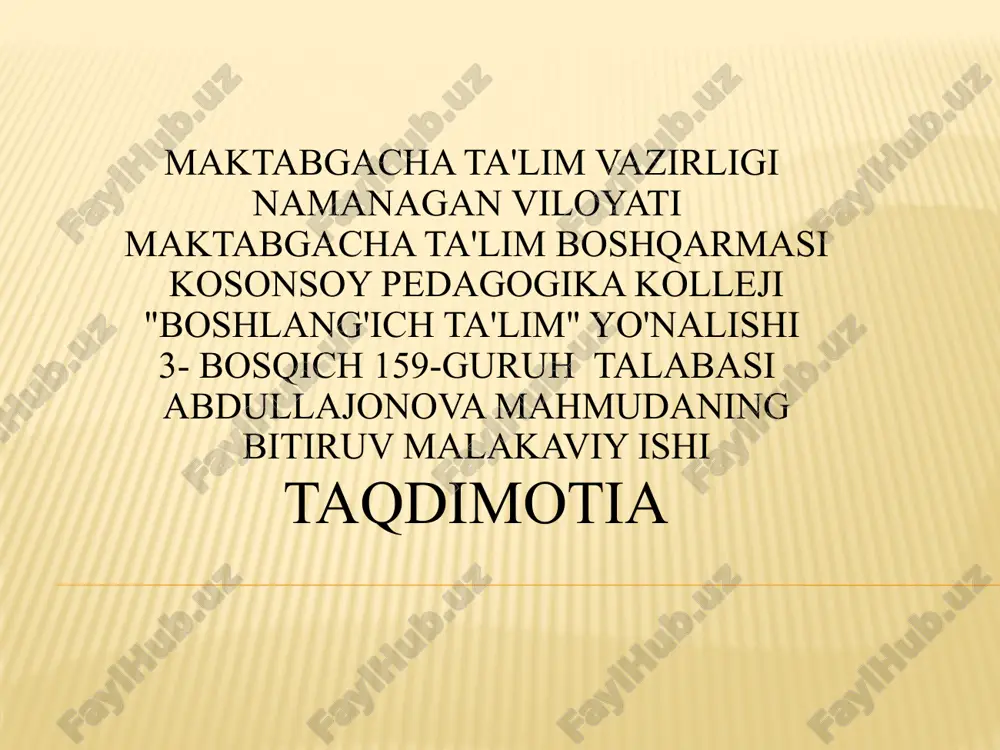 yuz ichida sonlarni nomerlashni o’rganish — PPTX