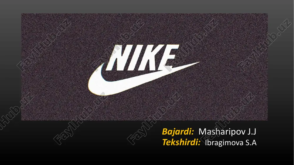 nike, inc. — PPTX