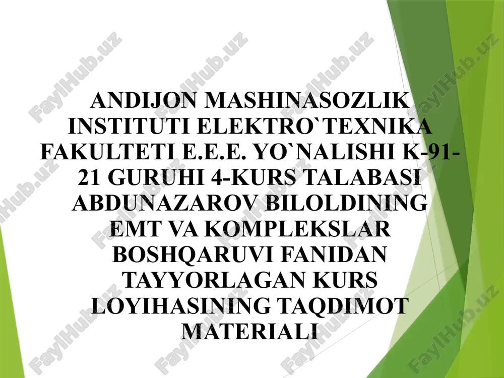 chastotao‘zgartgichi–asinxronmatortizimi — PPTX