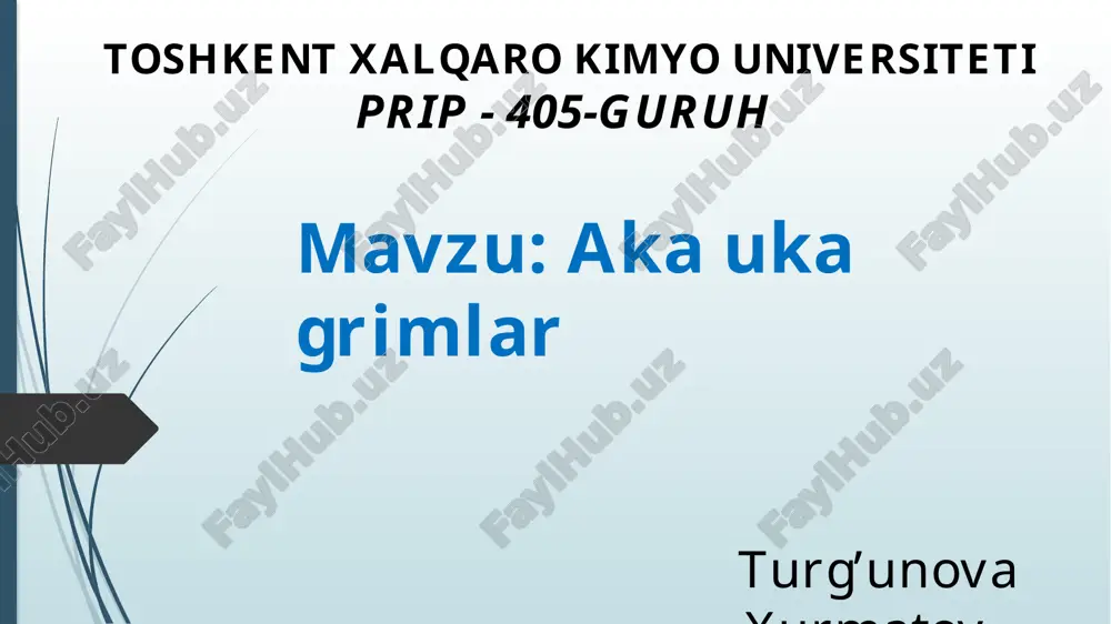 aka-uka grimm-lar — PPTX