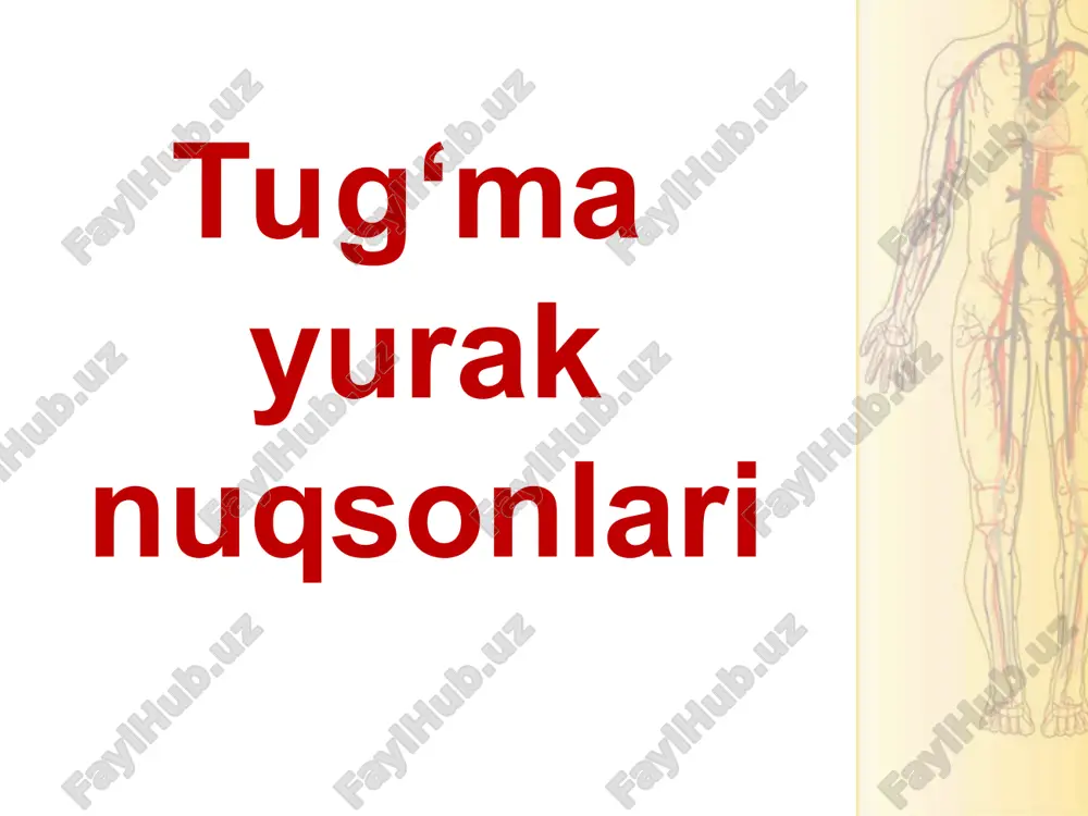 tug‘mayurak nuqsonlari — PPT