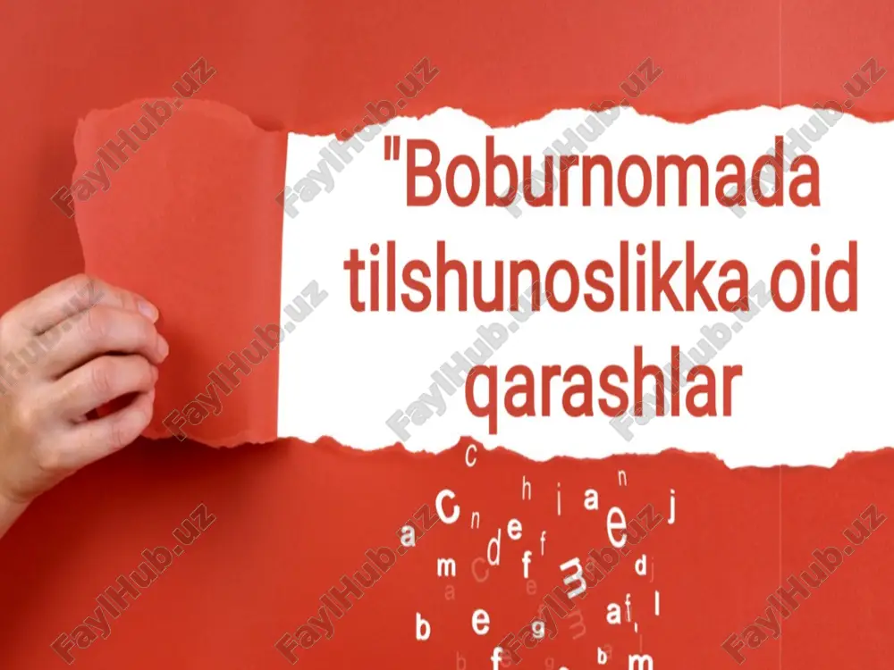 boburnoma — PPTX