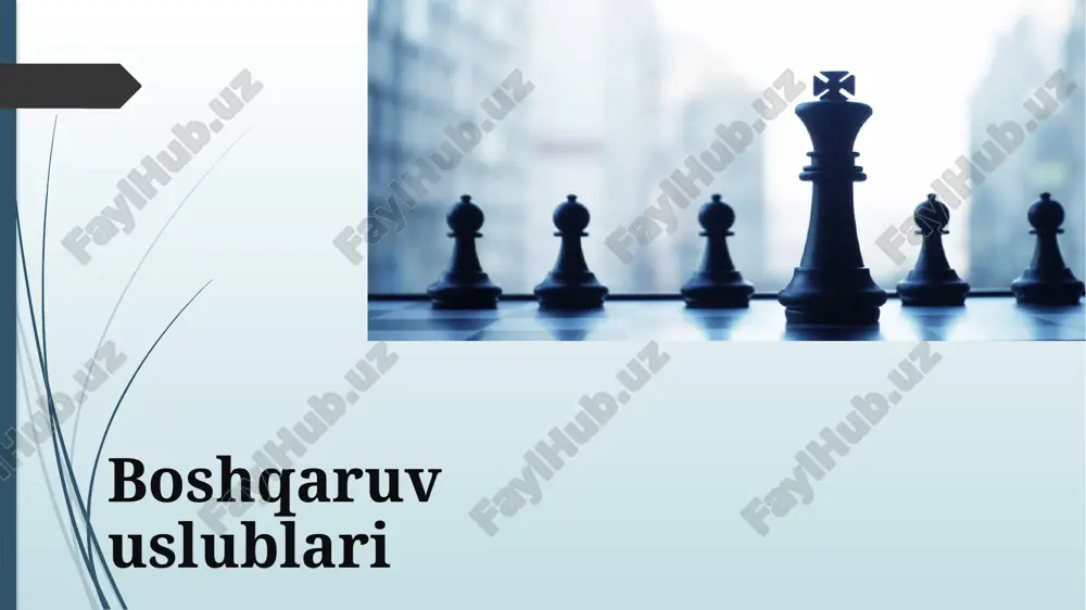 boshqaruvuslublari — PPTX