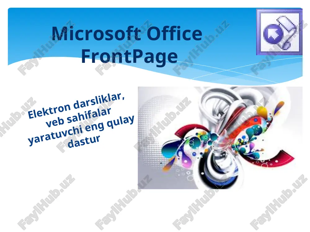 microsoft officefrontpage — PPT
