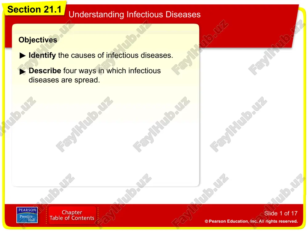understanding infectious diseases — PPT
