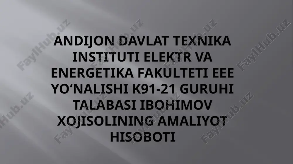 shahrixon geslari kaskadi — PPTX
