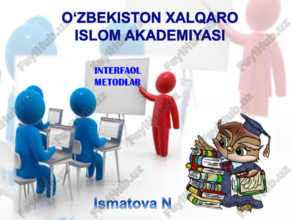 interfaol o‘qitish — PPT