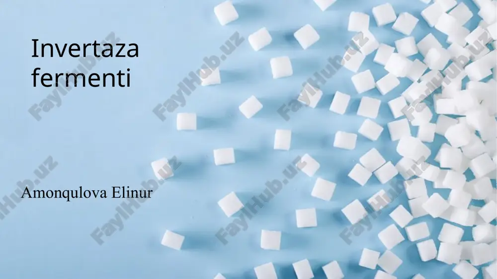 invertaz fermenti — PPTX