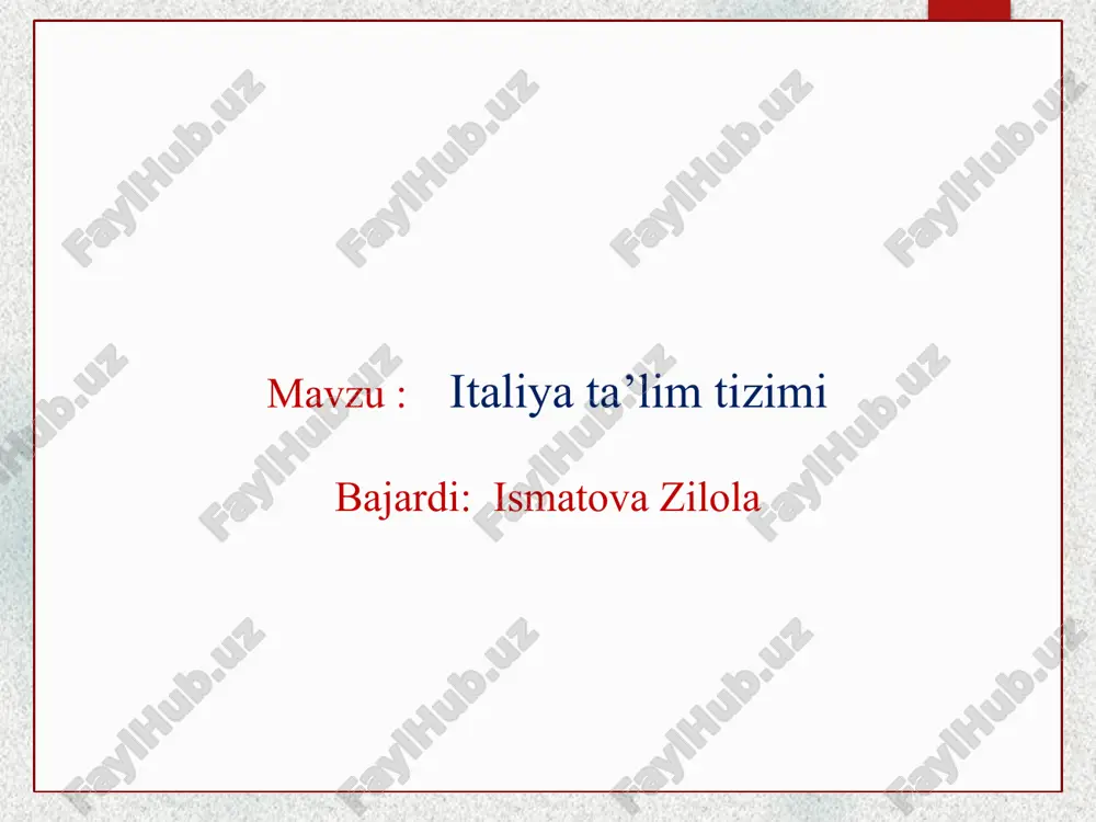 italiyata’limtizimi — PPTX