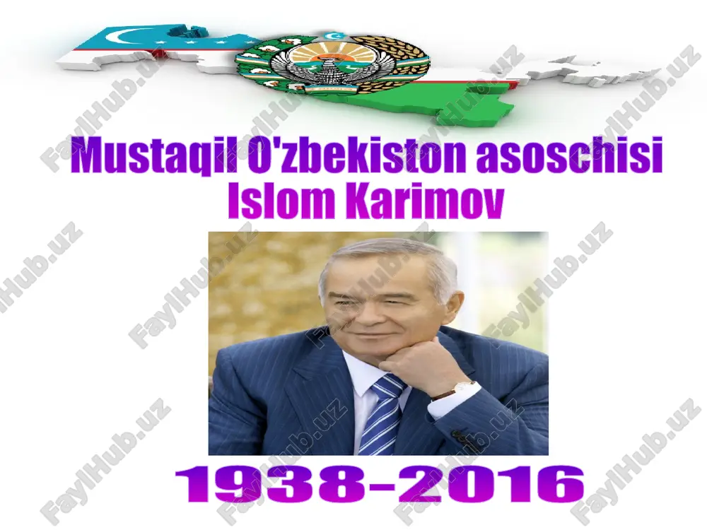 islom karimov — PPTX