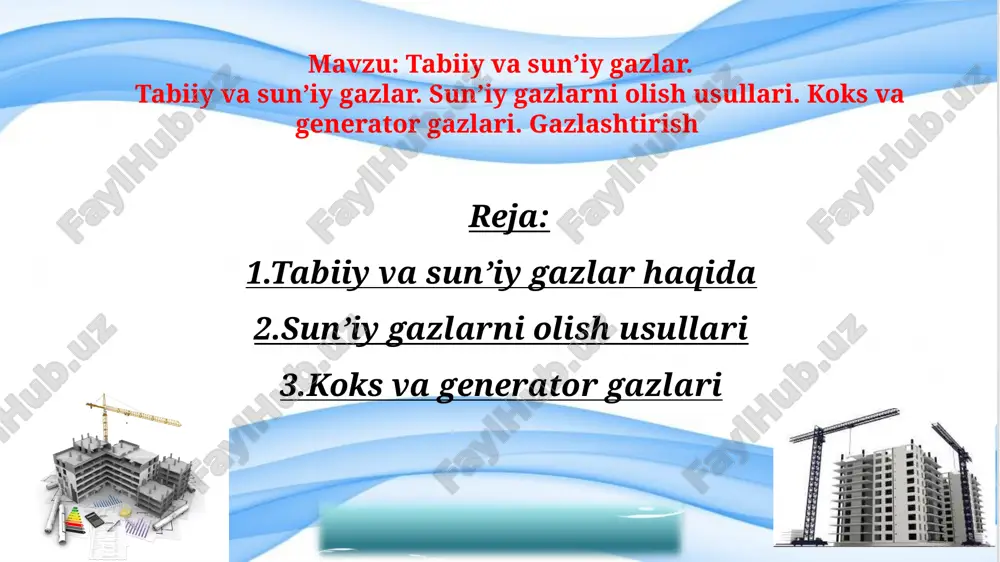 gazlar — PPTX