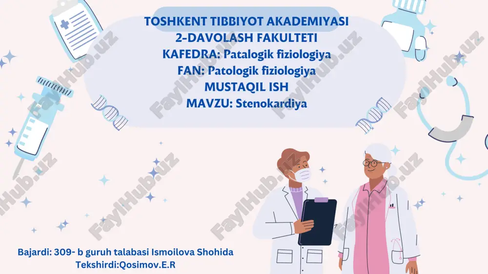 stenokardiya — PPTX