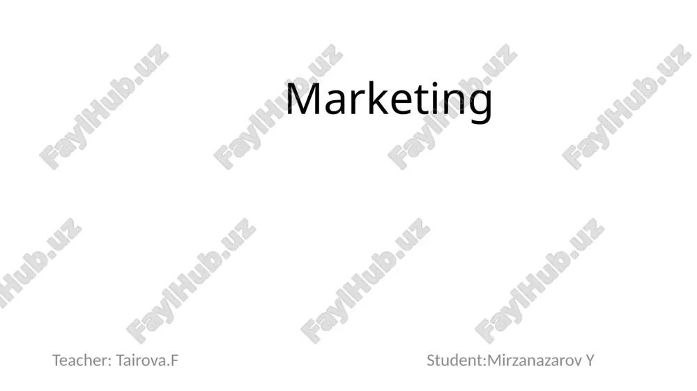 marketing — PPTX