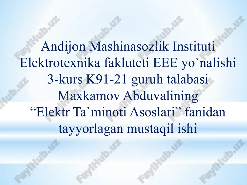 reaktiv quvvat tushunchasi — PPTX