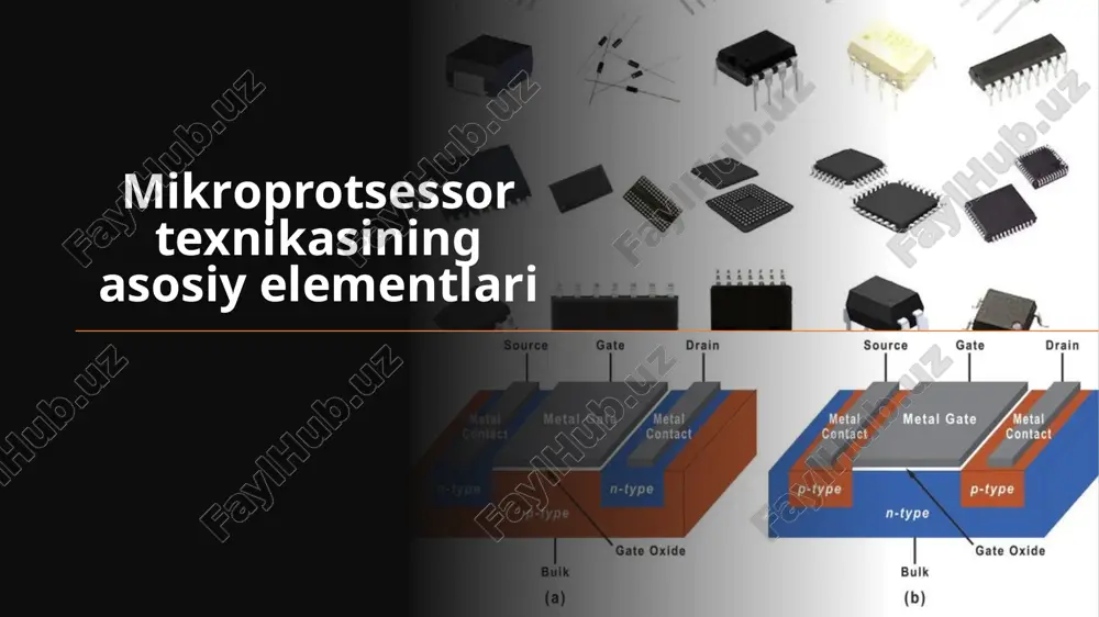 maydonli tranzistorlar (fet — field effect transistor) — PPTX