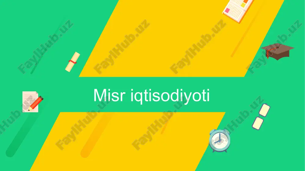 misriqtisodiyoti — PPTX