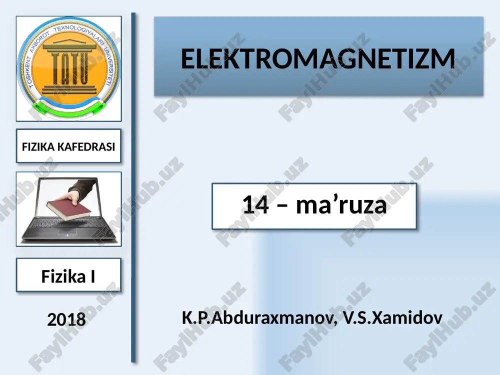 elektromagnetizm — PPTX