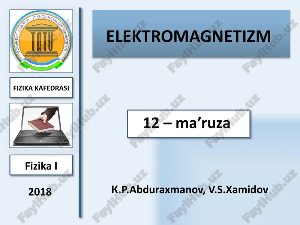 elektromagnetizm — PPTX