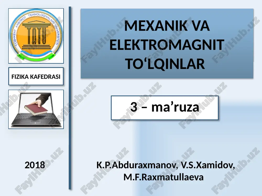 elektrodinamika — PPTX
