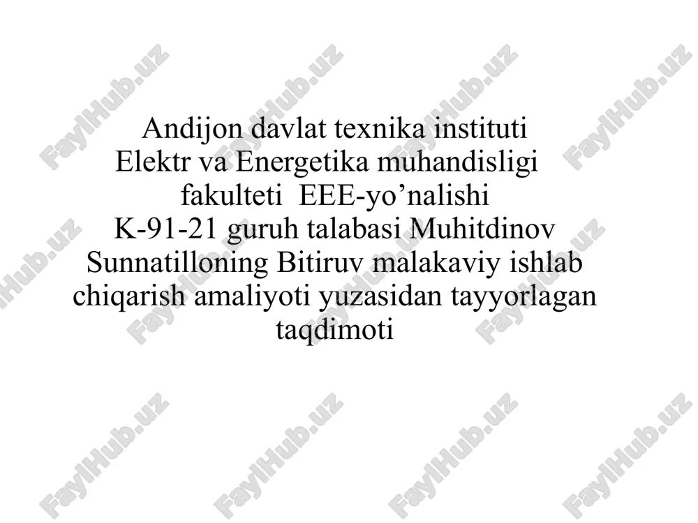 kabelliniyalar — PPTX