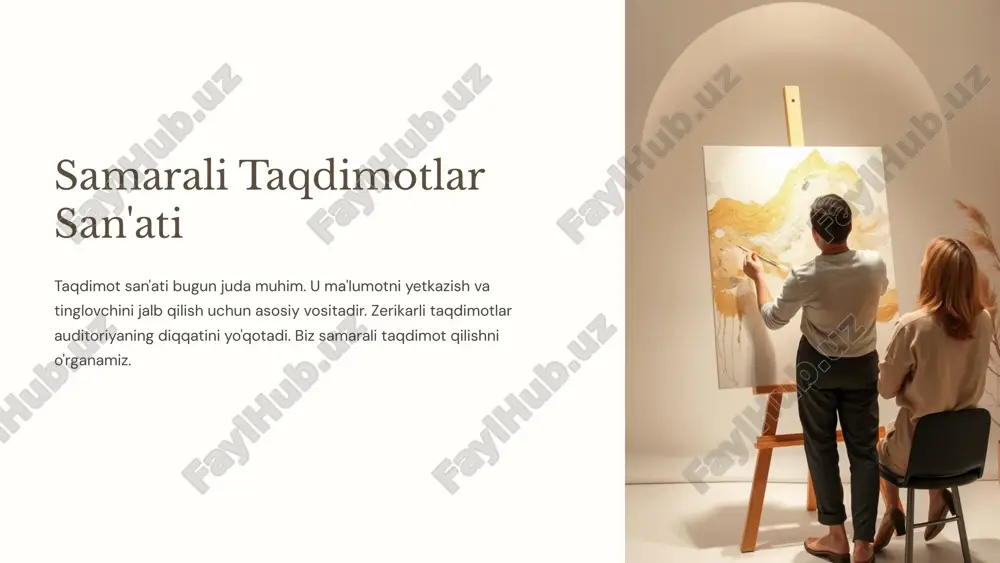 samarali taqdimotlar san'ati — PPTX