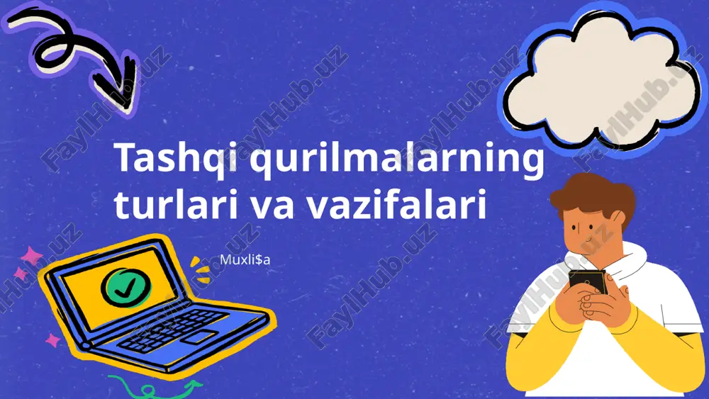 tashqi qurilmalar — PPTX