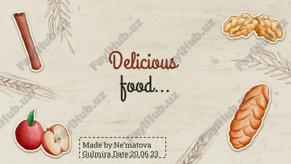 deliciousfood — PPTX