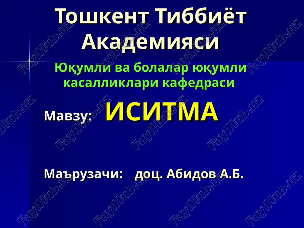 isitma (isitma) — PPT