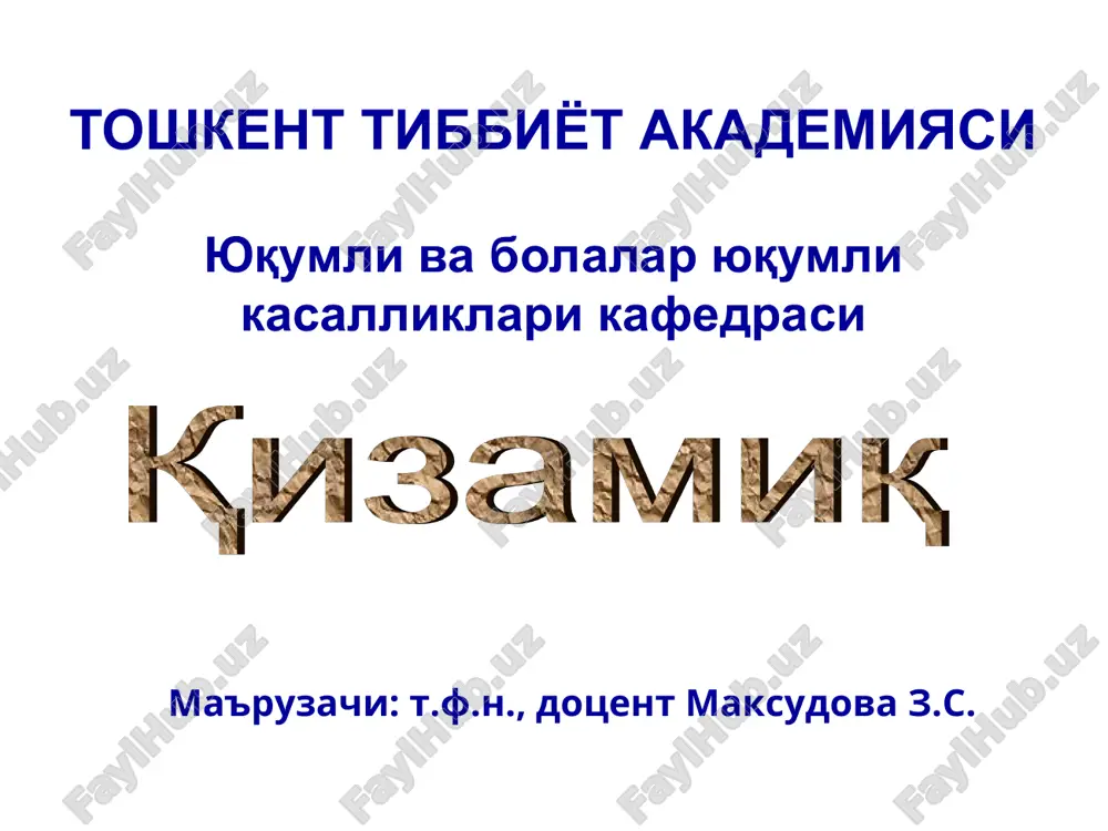 qizamiq — PPT