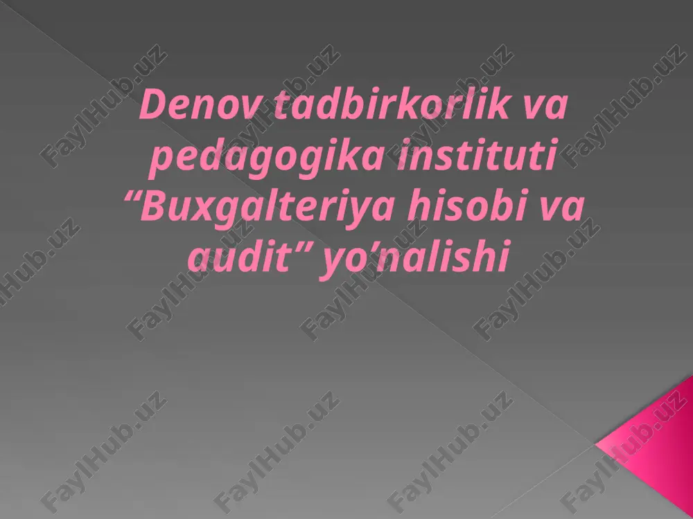 boshqaruv qarorlarini qabul qilish — PPTX