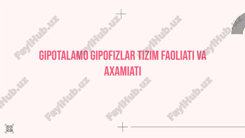 gipotalamik sindrom — PPTX
