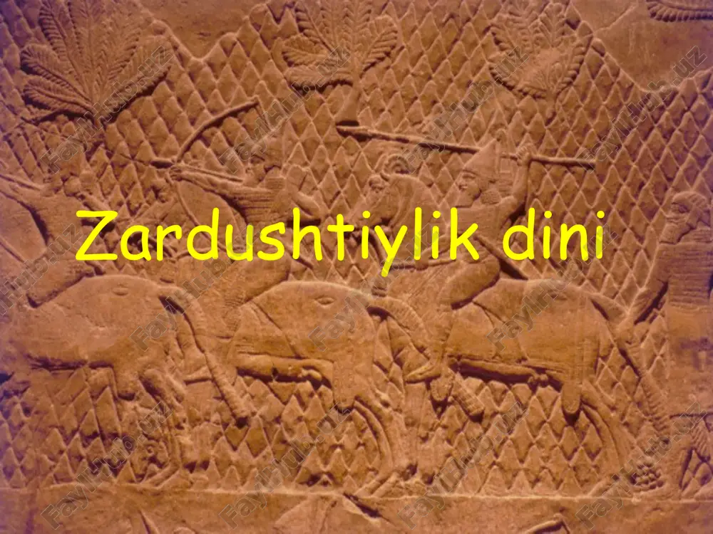zardushtiylik dini — PPTX