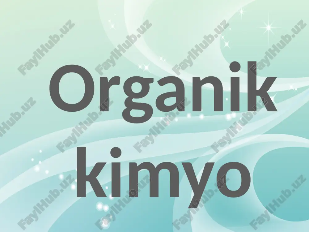 organikkimyo — PPTX