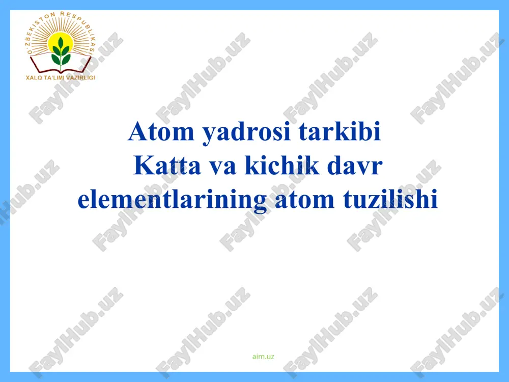 atomyadrositarkibi — PPTX