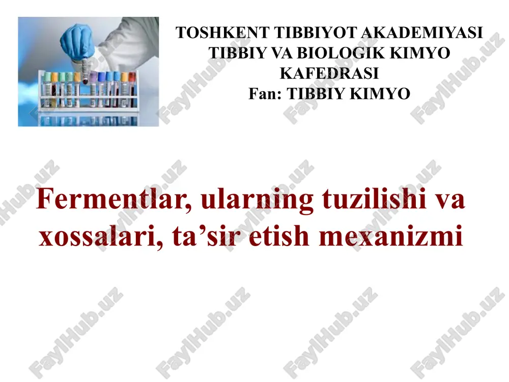 fermentlar — PPTX