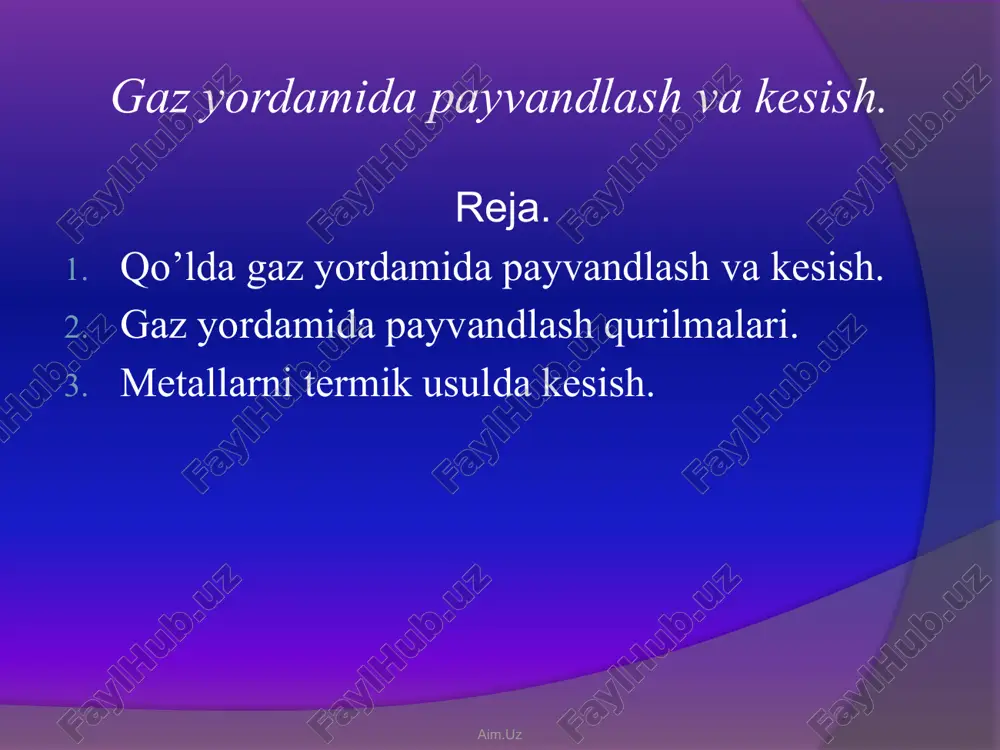 gazyordamidapayvandlashvakesish — PPTX