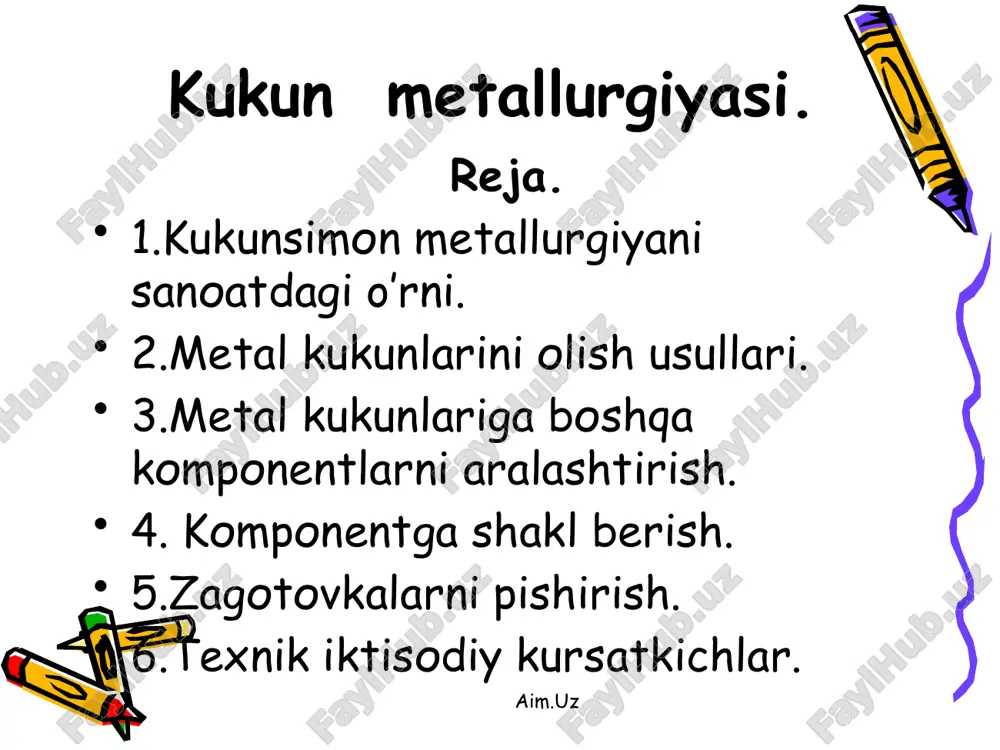 kukunmetallurgiyasi — PPTX
