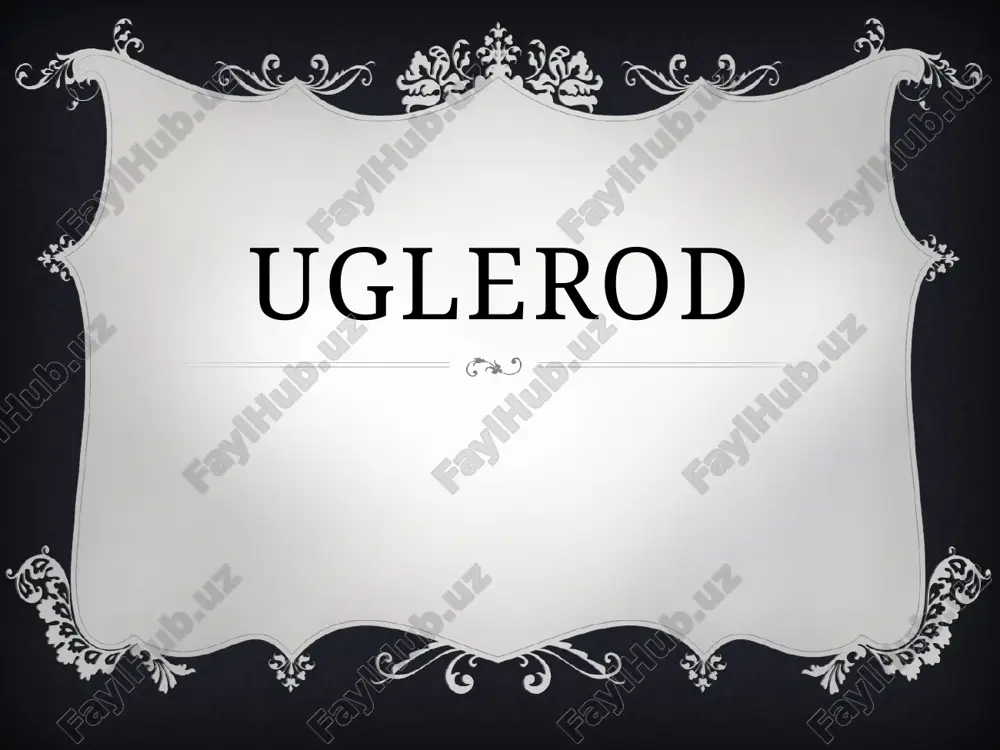 uglerod — PPTX