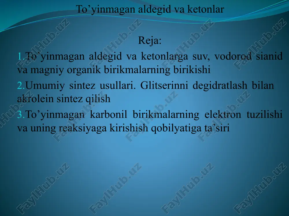 akrolein (propenal) — PPTX
