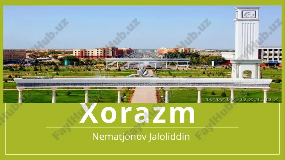 xorazm — PPTX