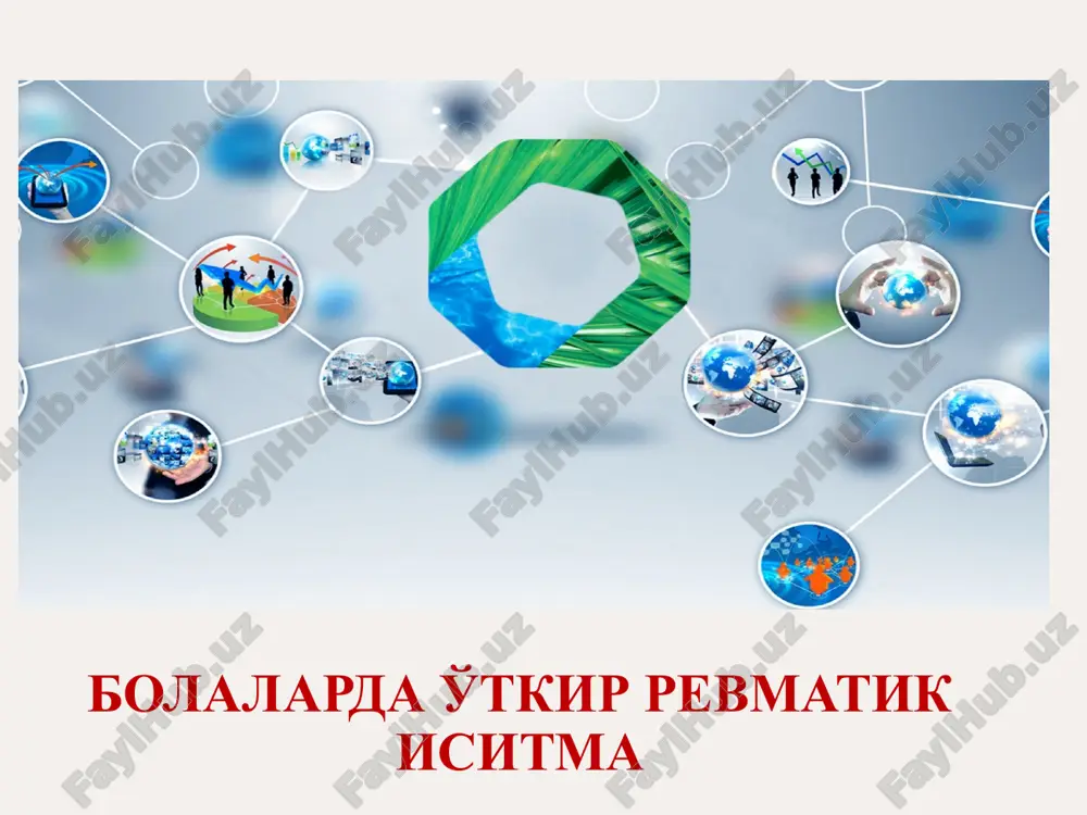 bolalarda o'tkir revmatik isitma — PPTX