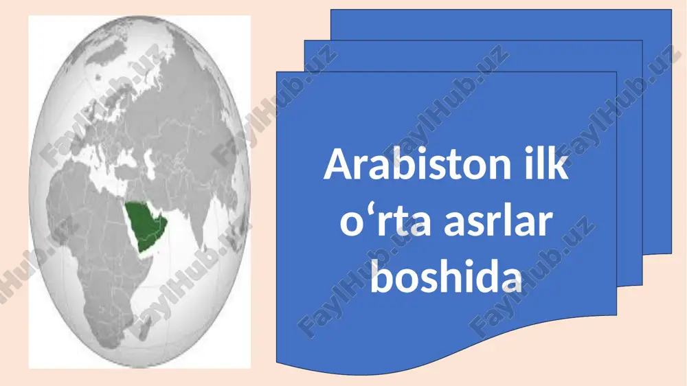 arabiston tarixi — PPTX