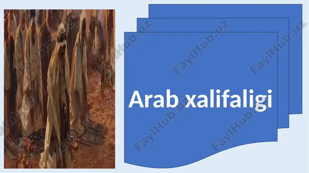 arab xalifaligi — PPTX