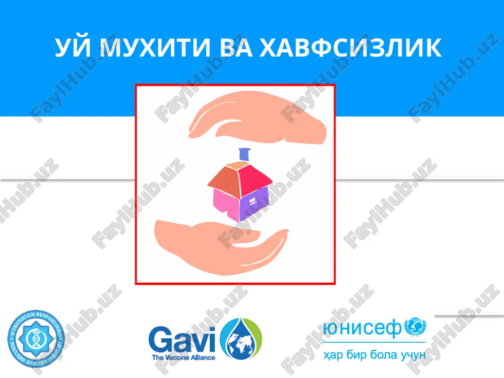 uy muhiti va xavfsizlik — PPTX